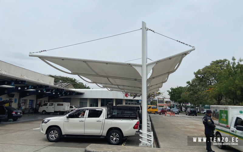 Tensomembrana zona acceso clientes Bosch Guayaquil